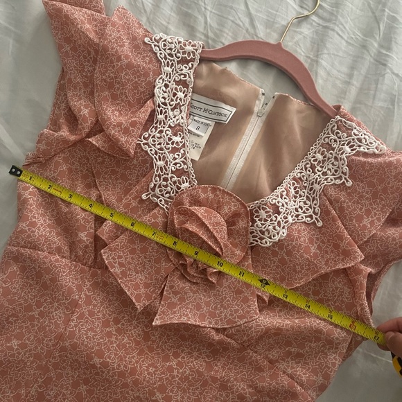 Vintage Scott McClintock long maxi dress with floral detail size 6 - Picture 13 of 13